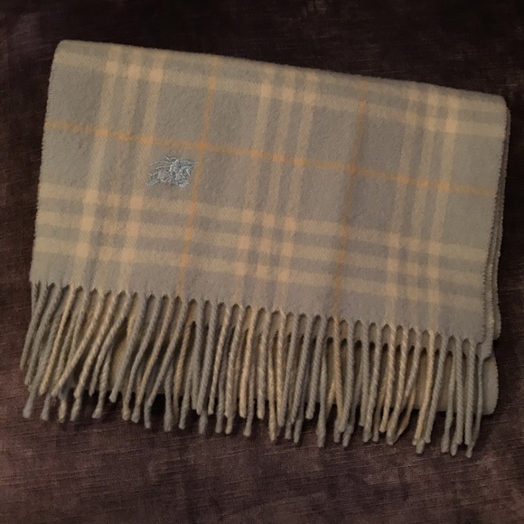 burberry scarf blue plaid